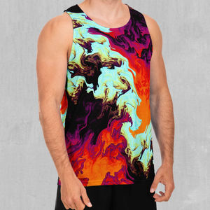 เสื้อกล้ามผู้ชายระบายอากาศได้ดี พิมพ์ลายแบบ Sublimation ทั่วตัว สวมใส่สบาย เหมาะสำหรับออกกำลังกาย วิ่ง และฝึกซ้อม รับผลิตตามแบบ OEM - Product Image 2