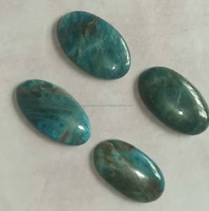 อัญมณีทรงวงรีเนื้อลาบราดอไรต์สำหรับแกะสลักใบหน้าดวงจันทร์ใหม่ล่าสุด - Product Image 4