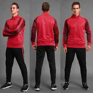 Chándal de Forro Polar para Hombre de Invierno, Secado Rápido, Absorbente de Sudor, Transpirable, Ecológico, Antibacteriano, Talla Grande, Estampado Personalizado - Product Image 5