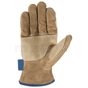 Soft Leather Full Finger Hand Protection Leather Gloves Breathable Men Leather Gloves - Product Image 2