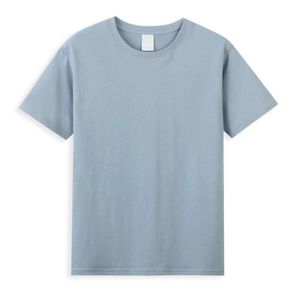 Wholesale 100% Cotton Round Neck Custom Puff Print T Shirt Blank Heavyweight <b>Tshirts</b> for Men's T-Shirt - Product Image 5