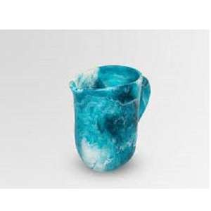 Jarra de Resina Artesanal con Efecto Mármol Aqua Swirl, Estilo Clásico, Ecológica, Apta para Lavavajillas, Capacidad de 1.5L para Bar en Casa - Product Image 5