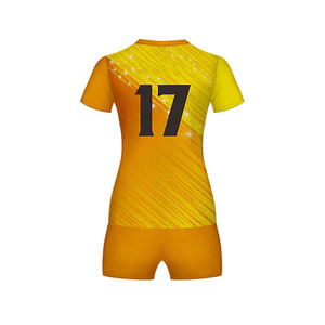Lightweight Breathable Unisex <b>Volleyball</b> Uniform High Quality 100% Polyester Jersey and Shorts <b>Set</b> Low MOQ - Product Image 6