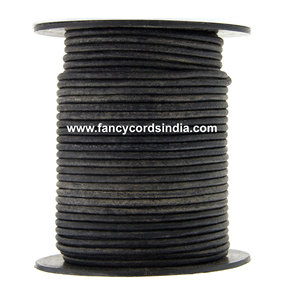 Cordon en cuir rond élégant pour l'artisanat pour bijoux Textiles et produits en cuir Bijoux et composants Cordon en cuir fantaisie - Product Image 5