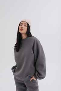 Fabricante exquisito 2 piezas casual Sudadera con capucha chándal hecho a mano de alta calidad 100% algodón Tech Fleece liso de gran tamaño Drop-shoulder - Product Image 5