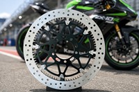Rotor Cakram Rem Depan Full Floating T-Drive 330mm untuk Kawasaki Ninja ZX10R 1000 ABS 2016-2025 Baja Tahan Karat Upgrade Balap