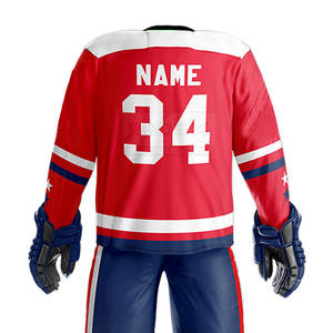 Jersey personalizable del hockey sobre hielo de la nueva llegada Servicio del OEM del precio bajo disponible en diversos colores - Product Image 5