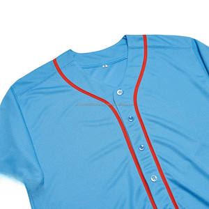 Stylish Men Baseball Jersey Hot Selling Breathable Comfortable with High Quality Easy Wash Baseball Jersey with Custom Colors - Product Image 4