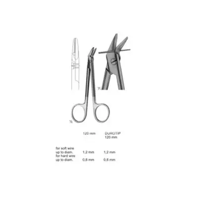 DUROTIP 120mm tagliafili e forbici da taglio a filo da imprese GRAYROCKS prodotte In Pakistan