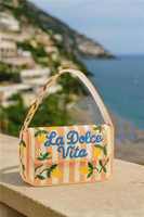 Sac à bandoulière en soie perlée, motif floral brodé, haute qualité, pour soirée et fête, pour femme