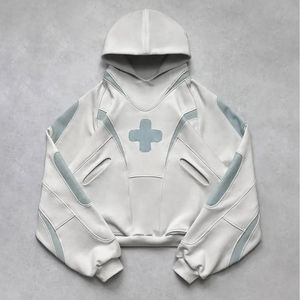 Fabricants professionnels de sweats à capuche imprimés en relief de haute qualité, 100% coton biologique avec logo et impression personnalisés - Product Image 1