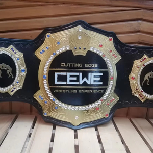 ¡CINTURÓN DE CAMPEÓN PERSONALIZADO! Cinturón de Campeonato de Lucha Libre NEW WORLD CEWE 2025 - Product Image 5