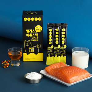 อาหารแมวพรีเมี่ยมครีมถือว่ารสปลาแซลมอนสำหรับแมวเย็นจากเกาหลี - Product Image 4