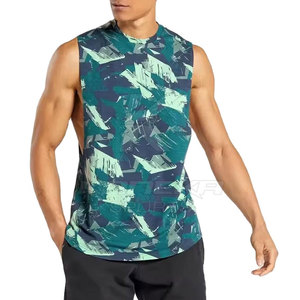 Nouveau style 2026 – Débardeur homme respirant et à séchage rapide en polyester/coton – Vente en gros - Product Image 5