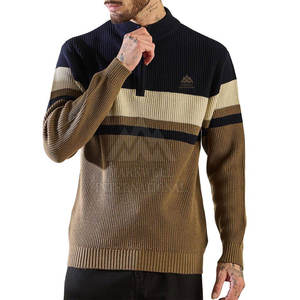 Chandails pour hommes à demi-fermeture éclair légers à prix réduit Marque privée Chandails pour hommes à demi-fermeture éclair Chandails pour hommes à taille personnalisée à demi-fermeture éclair - Product Image 1