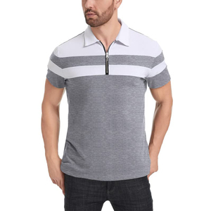 Camiseta Polo para Hombre, Manga Corta, Tela de Algodón, Bordado Personalizado, Impresión de Logotipo, Corte Ajustado de Lujo, Camiseta Polo Informal de Algodón Pima - Product Image 3