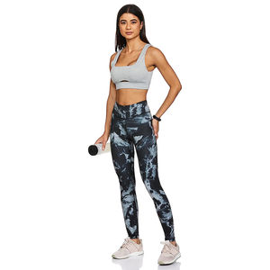 Leggings de Yoga de Cintura Alta para Mujer, Tendencia, Color Personalizado, Sólido, Antibacteriano, Spandex/Poliéster, Sin Costuras, Largo Completo, para Entrenamiento - Product Image 4