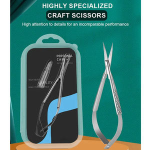 Ciseaux de beauté micro-spring en acier inoxydable pour la coupe des sourcils et le soin des cuticules par INNOVAMED - Product Image 2