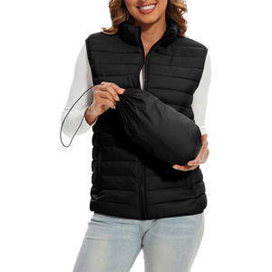 Gilet bouffant d'hiver coupe-vent à la mode avec fermeture éclair complète pour hommes et femmes veste nouveau design en gros - Product Image 1