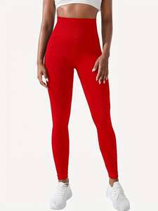 Leggings de Yoga con Cintura Elástica, Nuevo Diseño, Leggings para Mujer con Control de Abdomen, Leggings Sin Costuras para Gimnasio, Deporte, Fitness y Yoga - Product Image 2