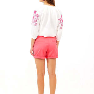 Shorts de sport pour femmes en molleton de coton décontracté, taille mi-haute, respirant, imperméable, écologique, pour la course à pied et la salle de sport - Product Image 3