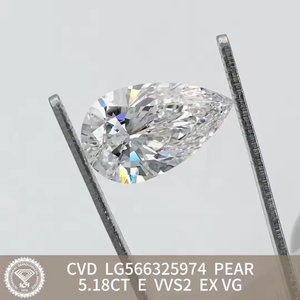 Vente en gros de diamants cultivés en laboratoire CVD/HPHT 4.5 CT DEF couleur VVS/VS clarifier les diamants cultivés en laboratoire - Product Image 2