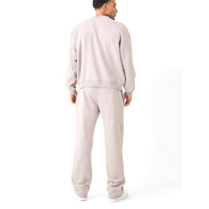 Vêtements de jogging d'hiver Pantalon de jogging empilé personnalisé avec poches latérales Ensemble 2 pièces pour hommes Ensemble de joggings - Product Image 2