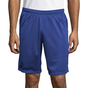 Pantalones cortos personalizados de material transpirable para hombre, precio al por mayor, diseñe sus propios pantalones cortos de malla para correr, Fitness, entrenamiento atlético, gimnasio - Product Image 1