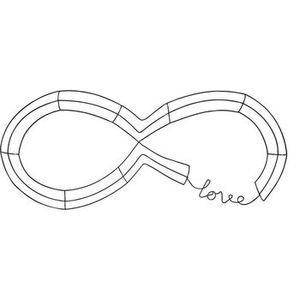 Ornement de guirlande d'arbre de Noël de symbole d'infini en fil de fer avec la poudre noire enduite finie pour la décoration de maison de fête - Product Image 1