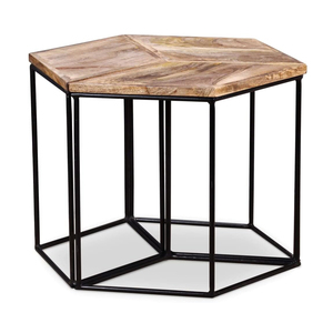 Mesa de centro superior de mármol de diseño moderno con pata de hierro recubierta de polvo negro Mesa auxiliar de diseño de malla de moda para muebles para el hogar - Product Image 6