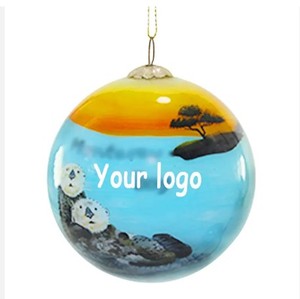 Adorno de árbol de Navidad Bola de cristal de Navidad Adorno Set 8cm 80mm 10cm Globo colgante Esferas Decoración - Product Image 2