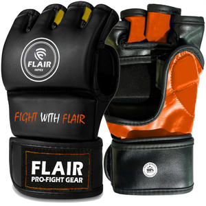 ถุงมือ MMA แบบครึ่งนิ้วทำจากหนัง PU สำหรับผู้ชายถุงมือฝึกขนาดพลัสไซส์สำหรับฝึกชกมวย - Product Image 6