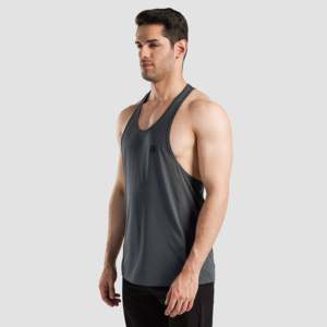 Camiseta sin mangas gris para hombre - Product Image 2
