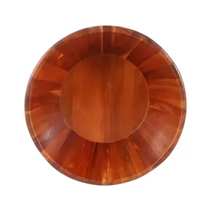 Handmade Solid Mango Wood <b>Large</b> Salad Serving <b>Bowl</b> 100% <b>Wooden</b> Modern Stocked Decorative for Business Gifts Worldwide Supply - Product Image 6
