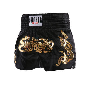 Pantalones cortos Mauy Thai para hombre, ropa de MMA, pantalones cortos de Kickboxing para boxeo tailandés, Lucha, Grappling, uniforme de entrenamiento de artes marciales Bjj - Product Image 5