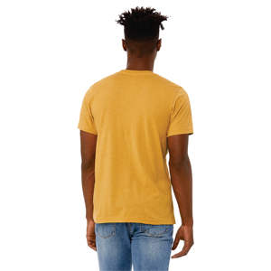 T-shirt unisexe Heather Mustard CVC: 52% Airlume Coton peigné, 48% Poly Blend - Product Image 3