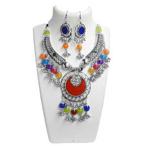 Jeweljunk Ensembles de bijoux de mode Collier de perles multicolores 1110890 - Product Image 1