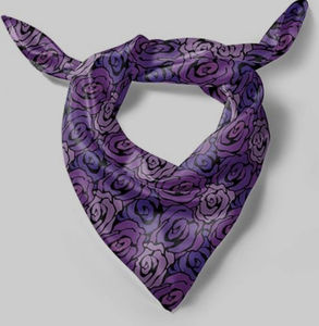 Bandana en coton de luxe, best-seller, avec logo personnalisé imprimé, foulard carré en soie pour femmes, pour la saison hivernale, écharpes et foulards - Product Image 3