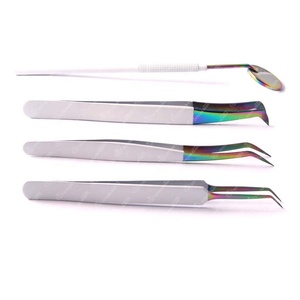 แหนบต่อขนตา Vetus สแตนเลสแบบญี่ปุ่นใช้ฉลากส่วนตัวแหนบปลายแหลมแบบคลาสสิก - Product Image 4