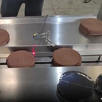 Équipement de conditionnement automatique de spirales anti-moustiques à commande PLC haute vitesse, machine d'emballage de boîtes automatique, pompe pour emballage papier