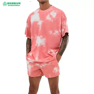 Nouvel Arrivage T-shirt Homme Uni Écologique 100% Coton Col Rond Coupe Ample Épaules Tombantes Décontracté - Product Image 5