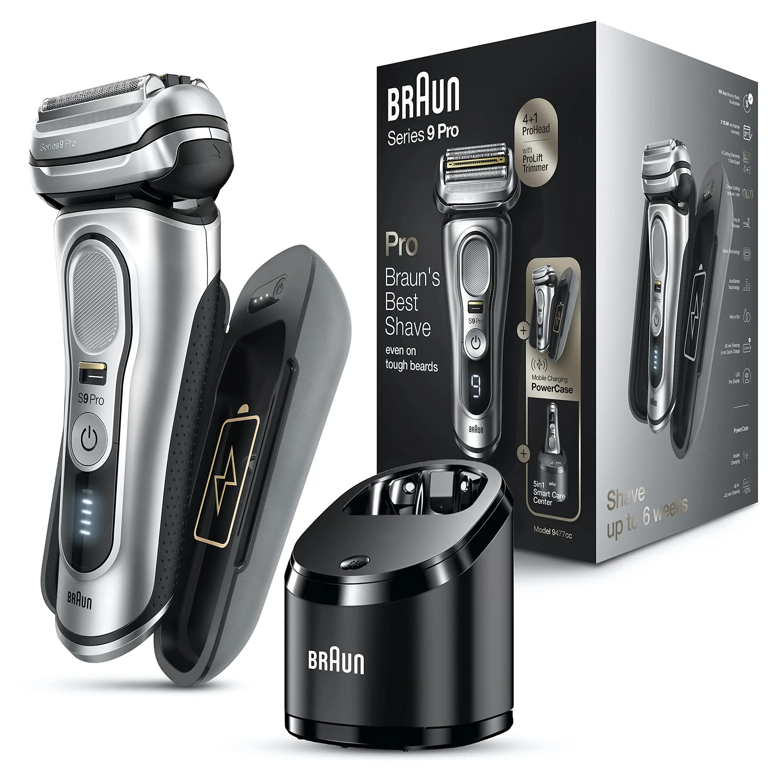 BRAUN Series 9 Pro 9467cc VS Wet & Dry Shaver with 5-in-1 SmartCare Center