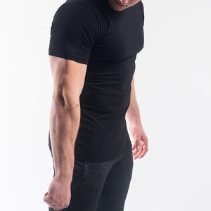 T-shirt personnalisé pour homme, 100% coton, tissu peigné, lourd et durable, pour streetwear, OEM accepté - Product Image 4
