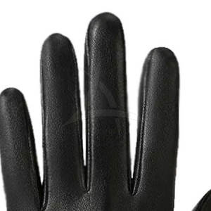 Gants d'hiver chauds et respirants en cuir doublés de laine pour hommes 2026, compatibles écran tactile, écologiques, pour la conduite en extérieur et usage quotidien - Product Image 6