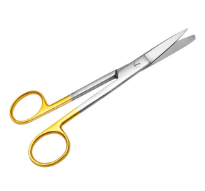 กรรไกรผ่าตัด obgyn ophthalmic ผ่าตัดเนื้อเยื่ออ่อนขนาด18ซม. เครื่องมือตัดชุดเดรสแบบเย็บด้วยมือ - Product Image 3