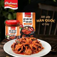 Sauce savoureuse et délicieuse Cholime-x goût épicé chaud sauce barbecue pot en verre 190g Condiments de sauce barbecue de style traditionnel coréen