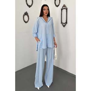 Conjunto de Dos Piezas en Azul Bebé - Azul Bebé - Product Image 2
