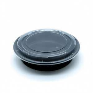 Contenitore per Alimenti Rotondo in PP da 9 Pollici, Resistente e Adatto al Microonde, 48oz - Per Uso Domestico o in Ufficio - Product Image 1