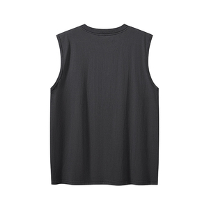 Camisetas de Tirantes Personalizadas para Hombre, 100% Algodón, Cuello Redondo, Holgadas, Chaleco de Verano sin Mangas para Gimnasio - Product Image 4