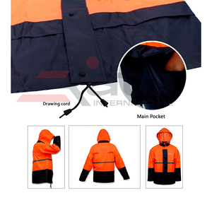 Veste de sécurité pour la pluie, vêtement de travail léger, imperméable 2023, haute qualité, Design personnalisé, combinaison de pluie - Product Image 3